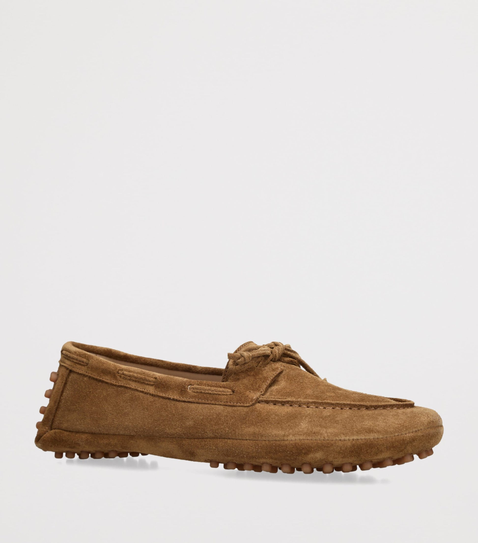 Le Monde Beryl Brown Suede Moccasin Driver Shoes