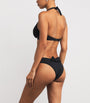 Eres Black Bow-Detail Bikini Top