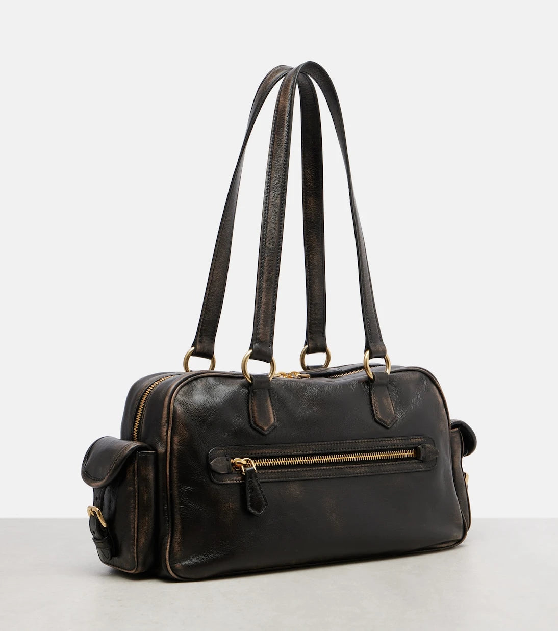 Miu Miu - Pocket leather shoulder bag