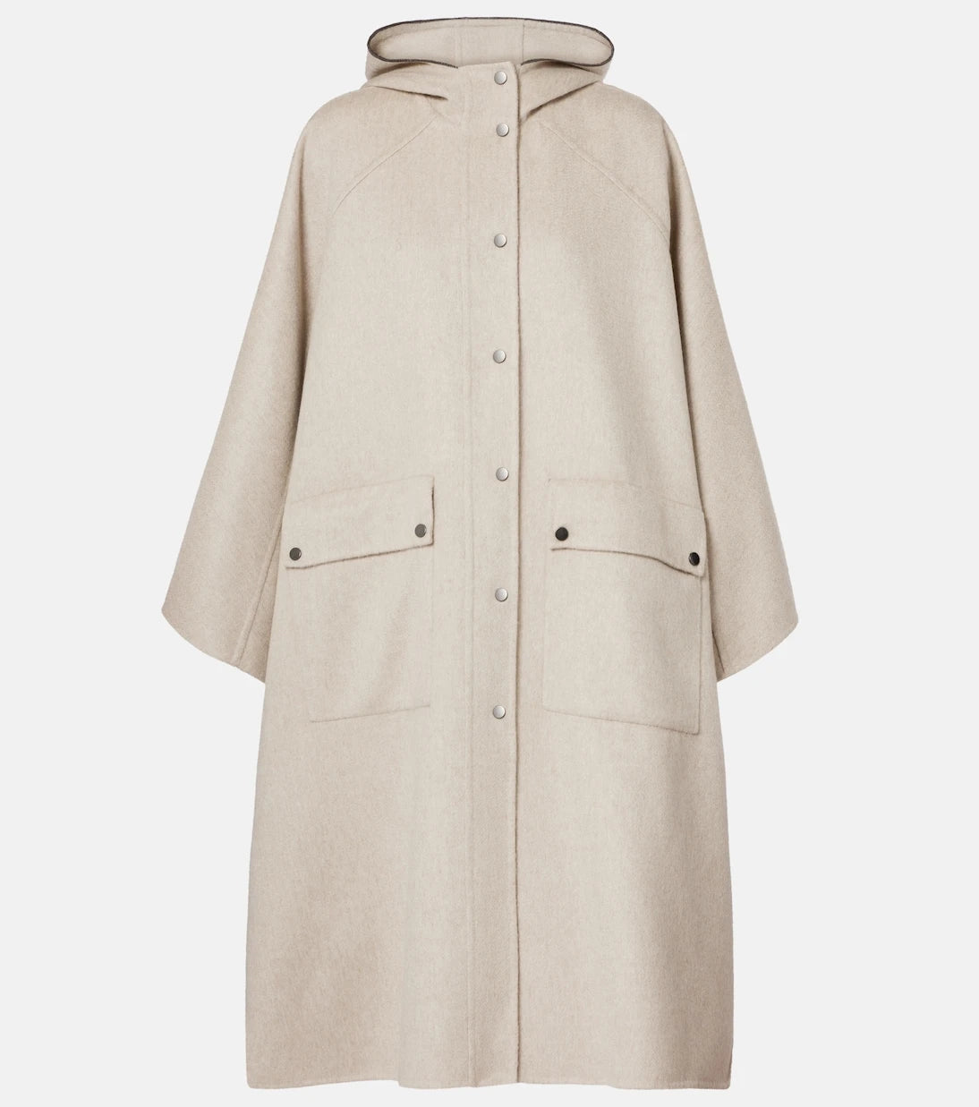 Brunello Cucinelli - Kapüşonlu kaşmir pelerin