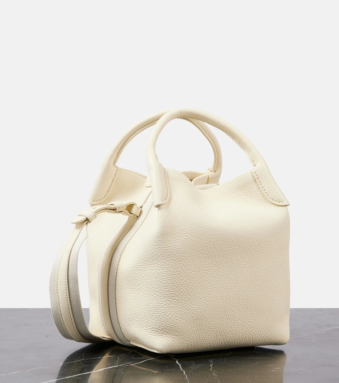 Loro Piana - Bale Small leather shoulder bag