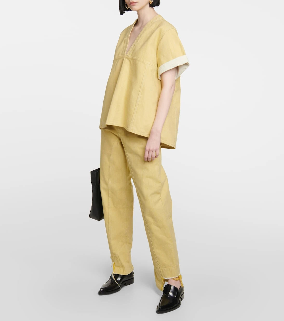 Jil Sander - High-rise wide-leg denim jeans