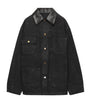 Prada Black Canvas Oversized Jacket