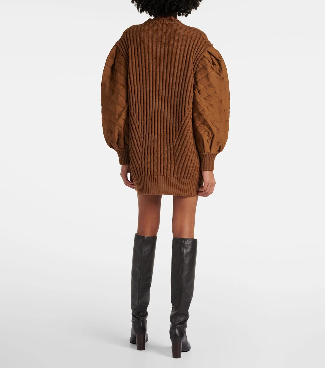 Max Mara - Ottuso ribbed-knit virgin wool minidress
