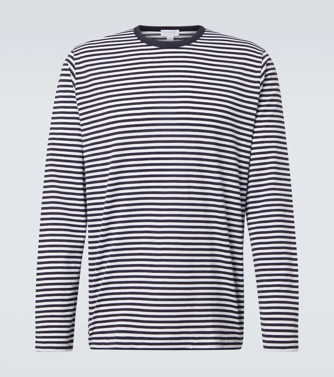Sunspel - Striped cotton T-shirr