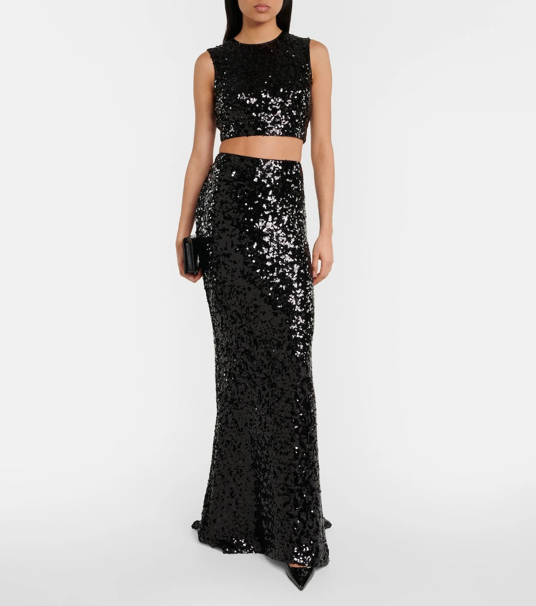 Dolce&Gabbana - Payetli maksi etek