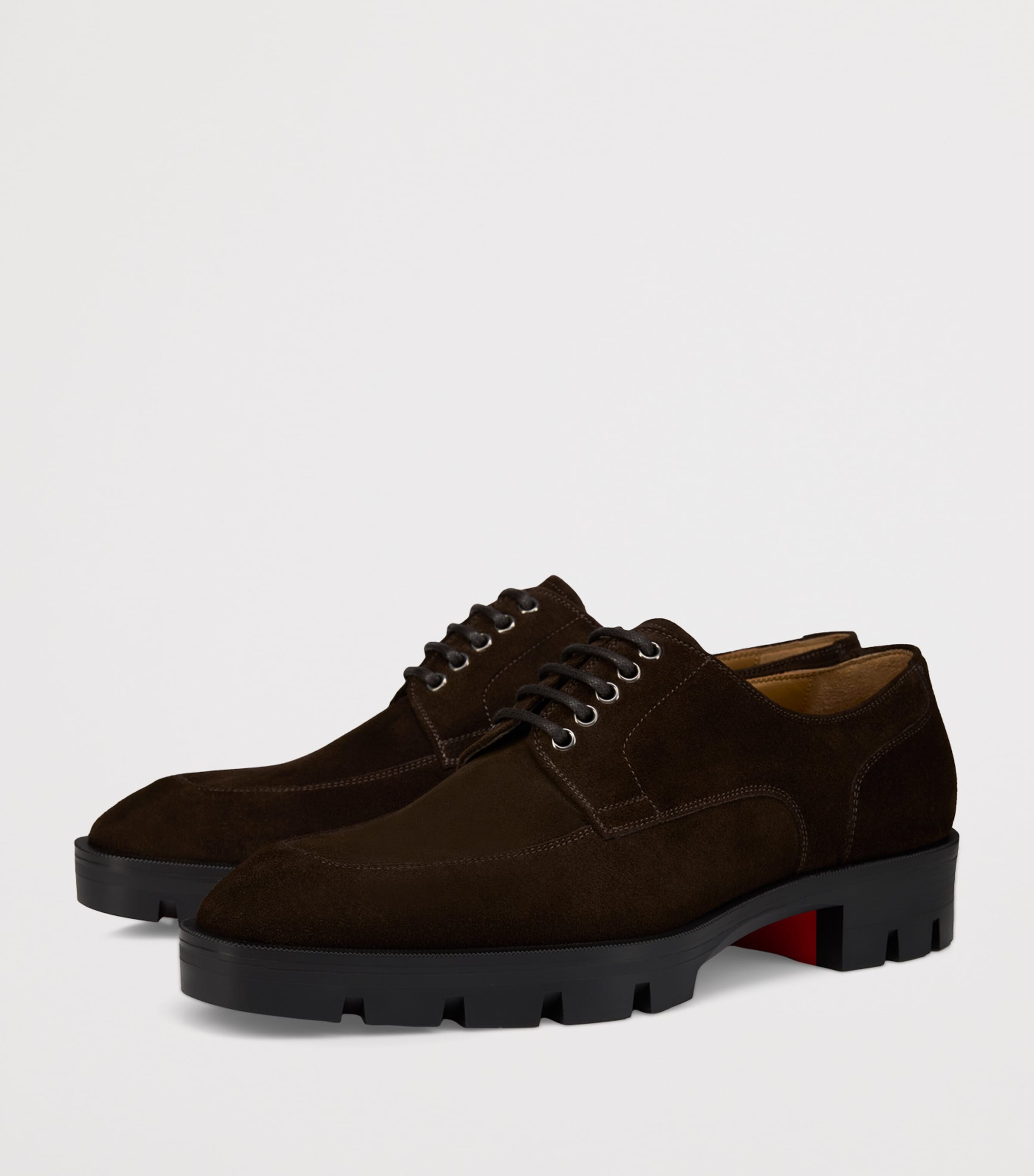 Christian Louboutin Davisol Lion Suede Derby Shoes