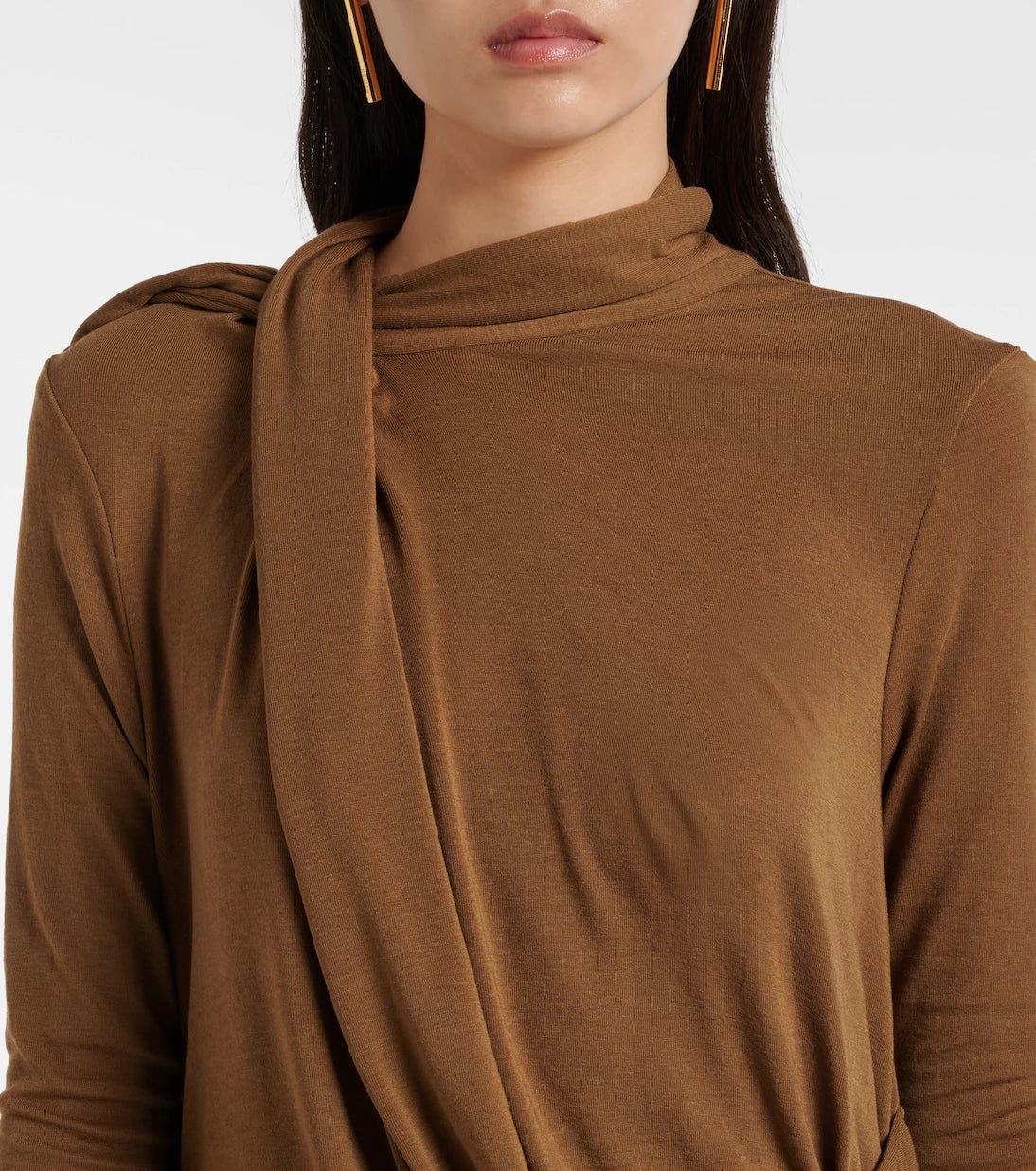 Entire Studios - Draped jersey top