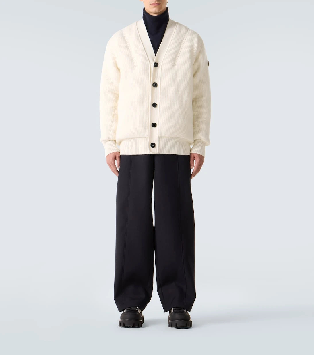 Moncler Genius - + Jil Sander virgin wool down cardigan