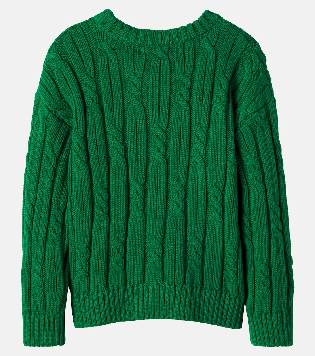 The New Society - Bluebell cable-knit cotton sweater