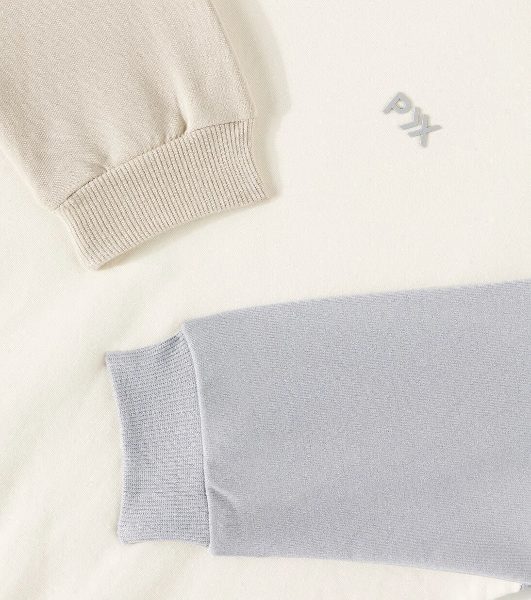 Rylee + Cru - Colorblocked cotton-blend sweatshirt