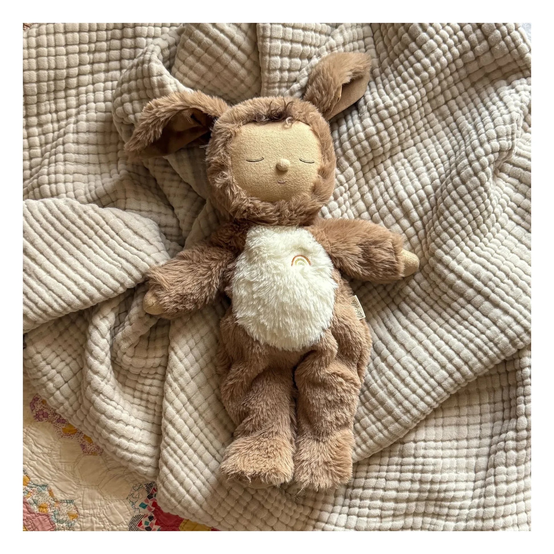 Olli Ella - Cozy Dinkum Dog Doll | Light brown