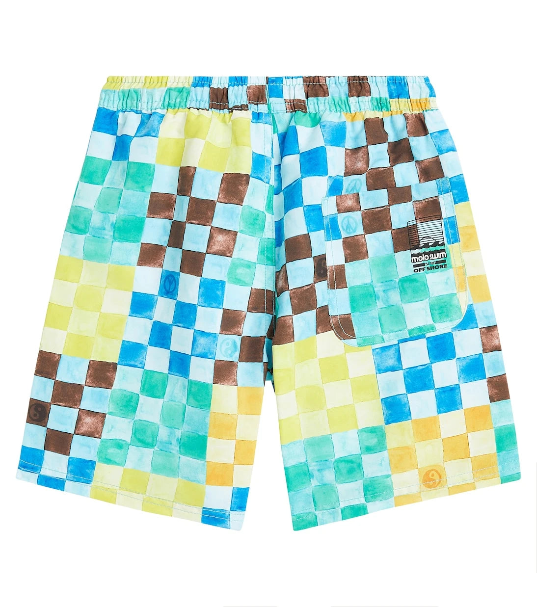 Molo - Nilson checked swim trunks