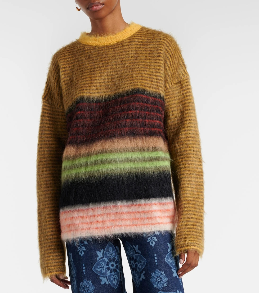 La DoubleJ - Berra mohair-blend sweater
