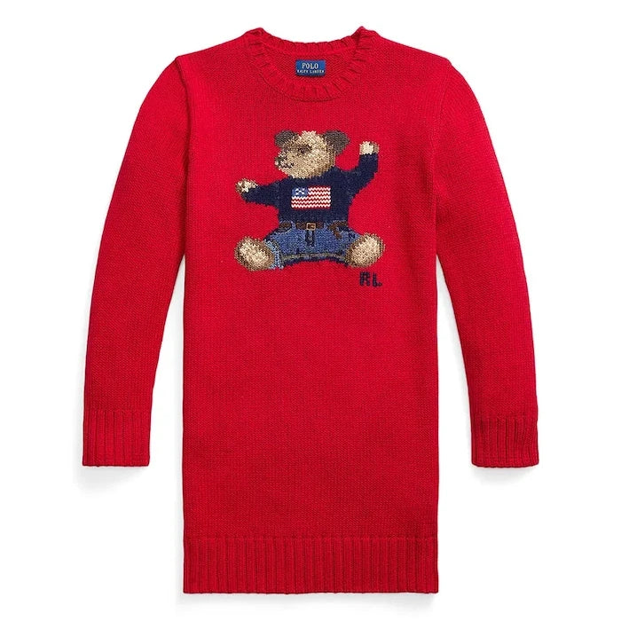 Детска памучна рокля Polo Ralph Lauren