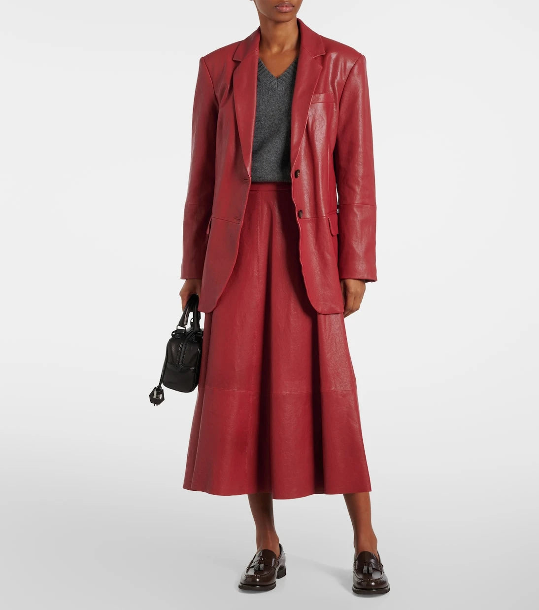 Brunello Cucinelli - Leather Blazer