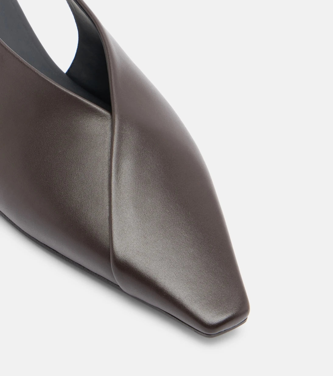 Brunello Cucinelli - Leather slingback flats