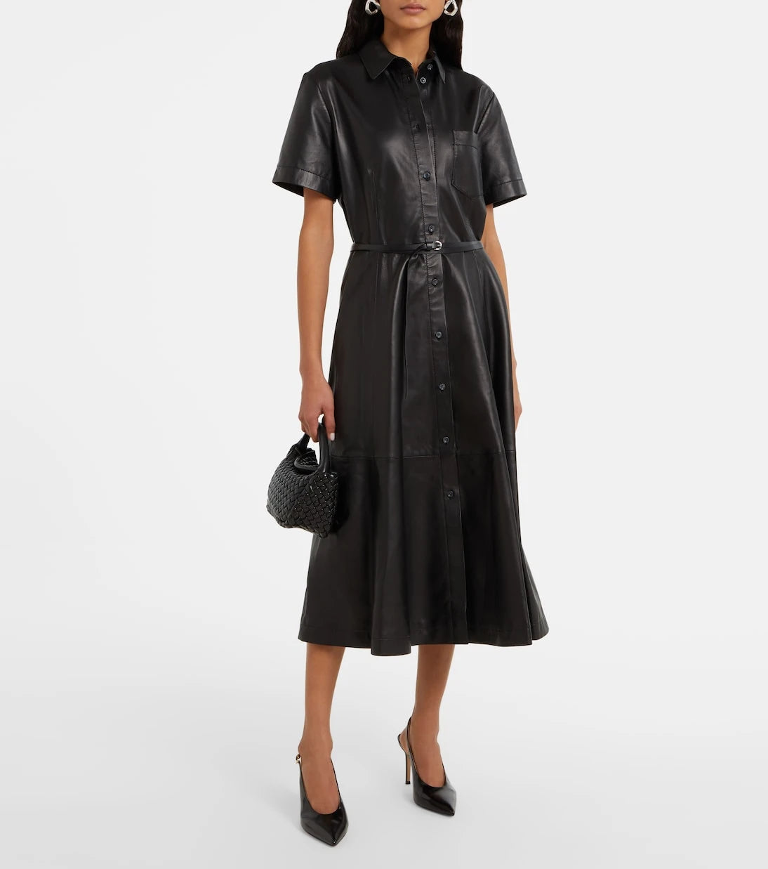 Altuzarra - Kiera leather shirt dress