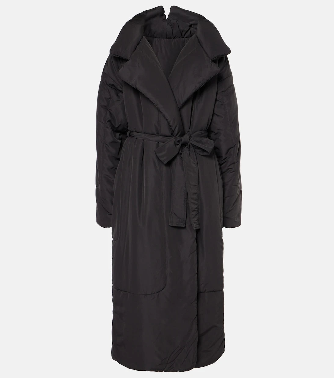 Norma Kamali - Sleeping Bag habotai wrap coat