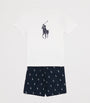 Ralph Lauren Kids Cotton T-Shirt and Shorts Pyjama Set (5-7 Years)