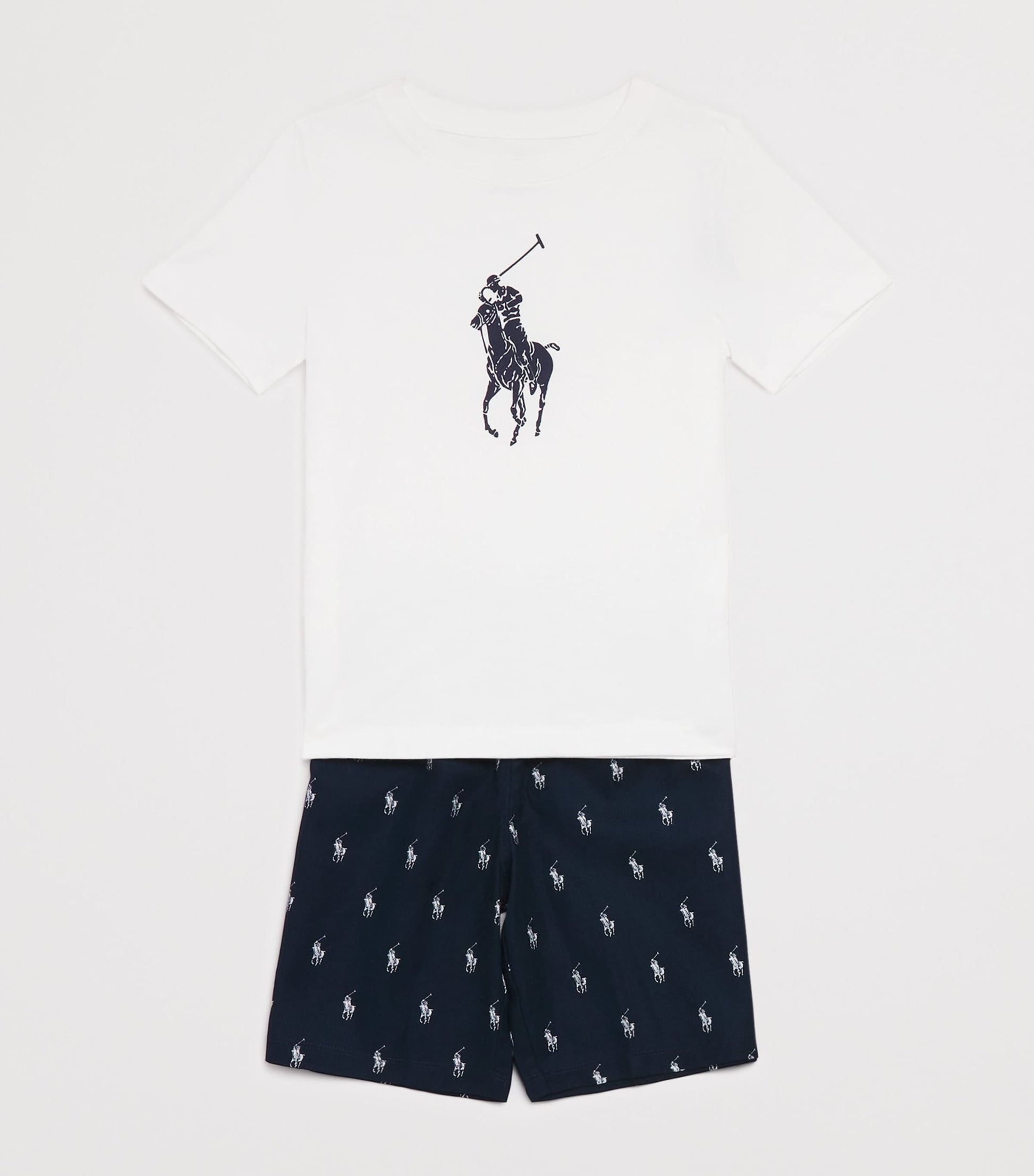 Ralph Lauren Kids Cotton T-Shirt and Shorts Pyjama Set (5-7 Years)