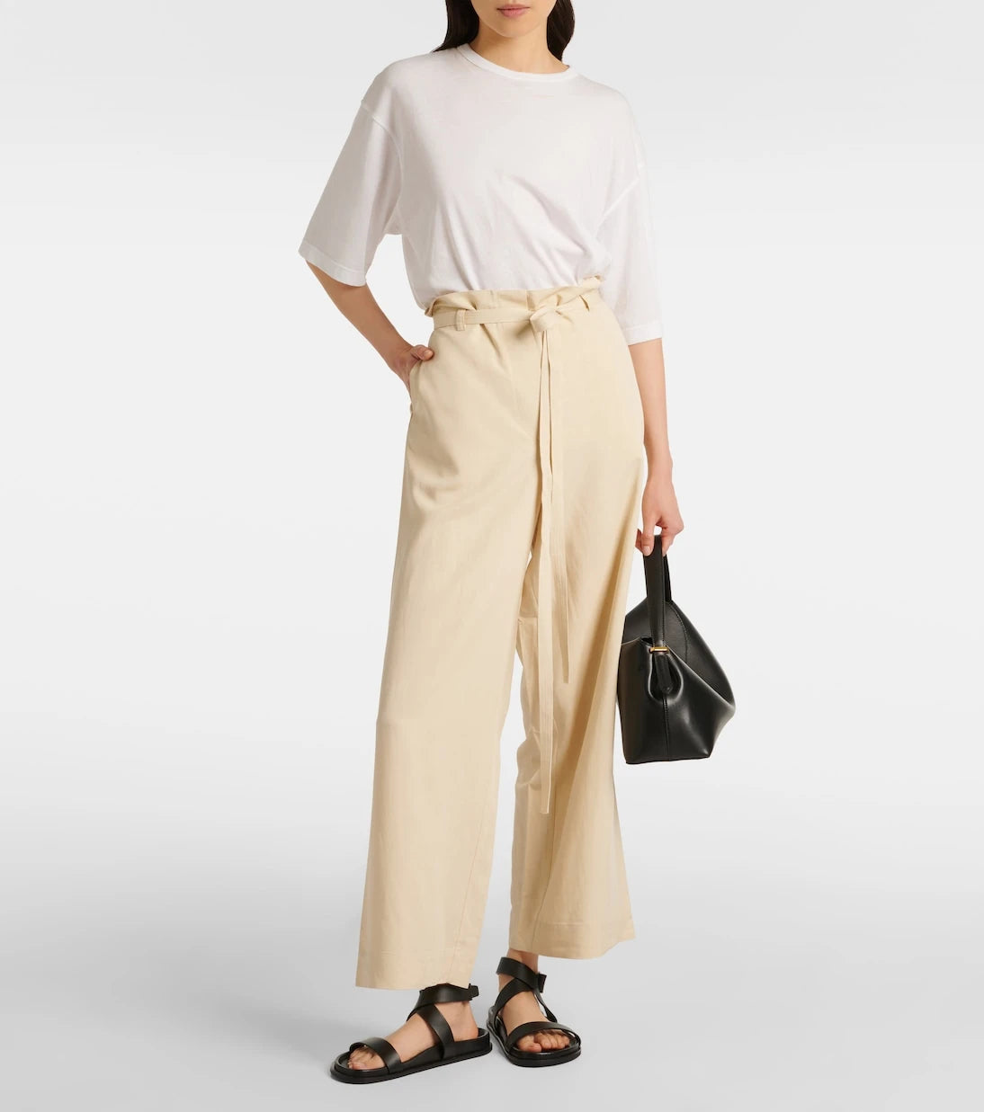 Toteme - High-rise wide-leg pants
