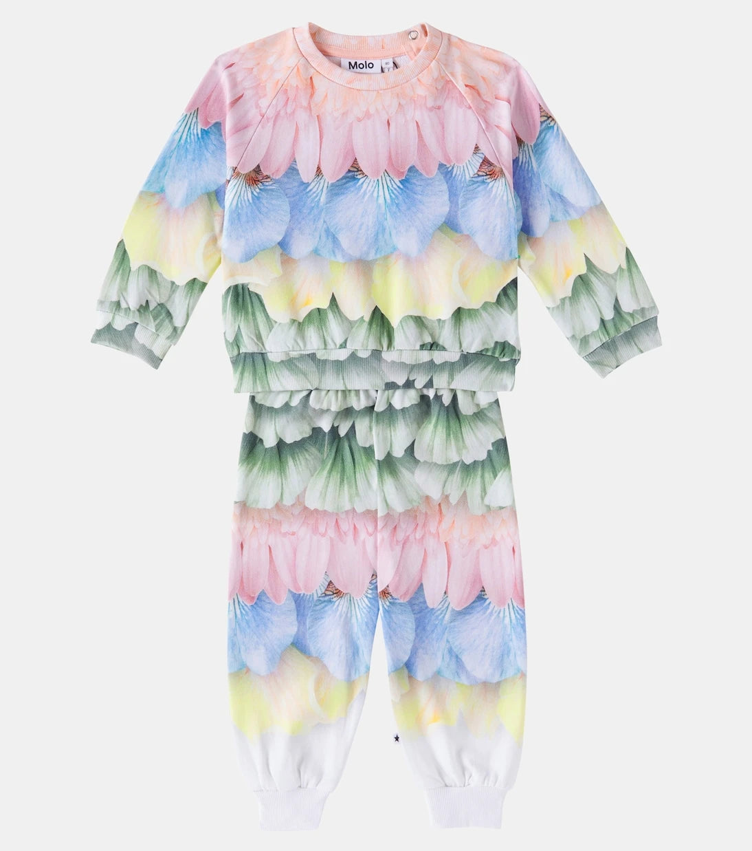 Molo - Baby Disc cotton sweatshirt and sweatpants set
