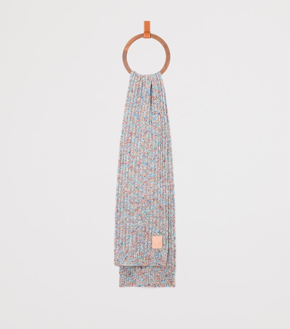 LOEWE Multi Wool-Cashmere-Blend Scarf