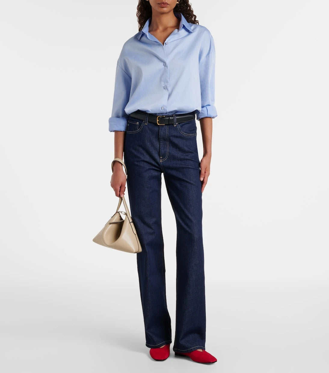 AG Jeans - Kora high-rise wide-leg jeans
