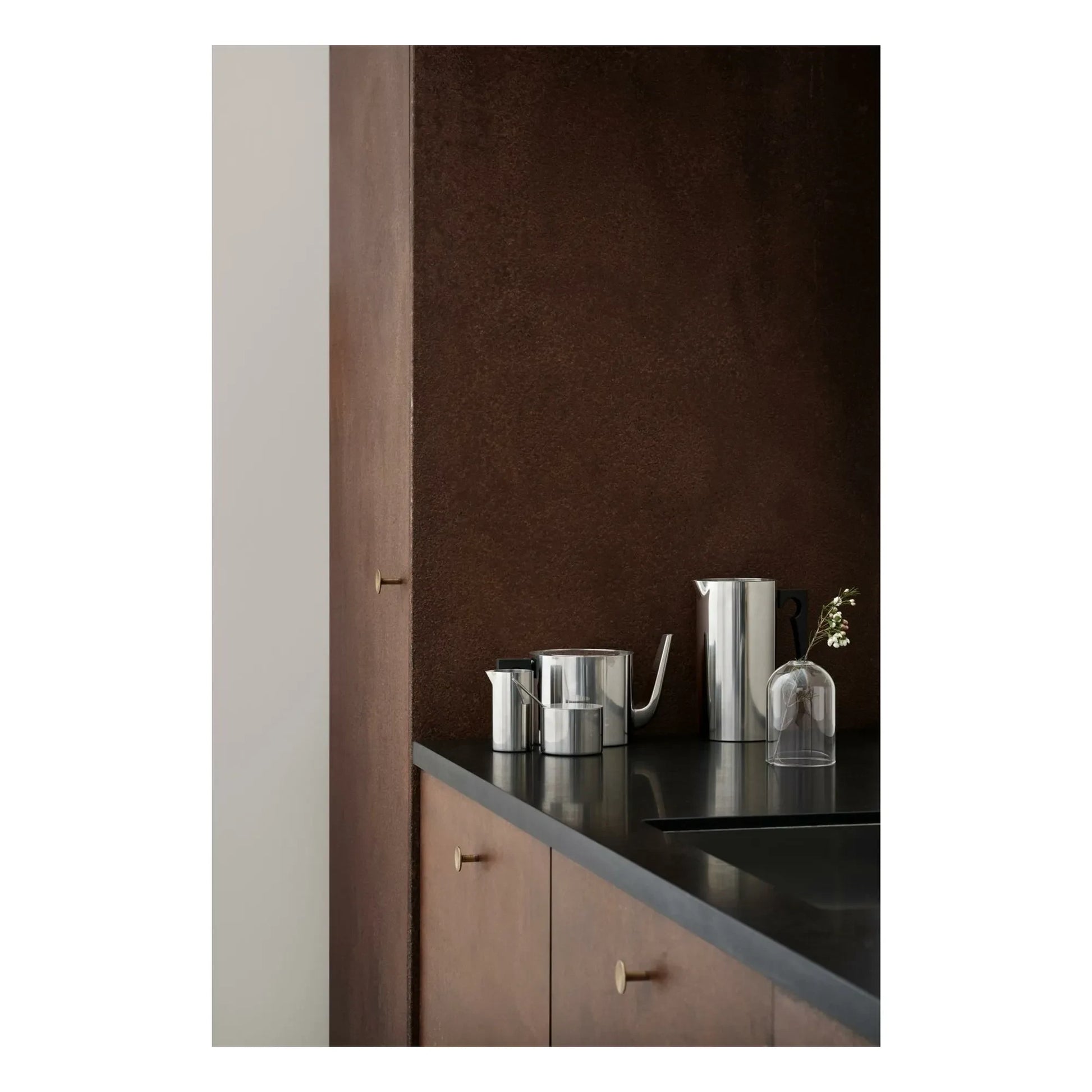 Stelton - Arne Jacobsen piston coffee maker | Steel