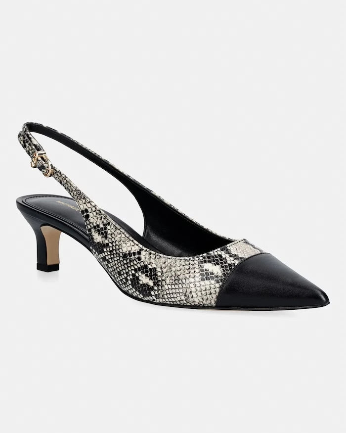 MICHAEL Michael Kors Amara Toe Cap Sling Pump deri ayakkabı