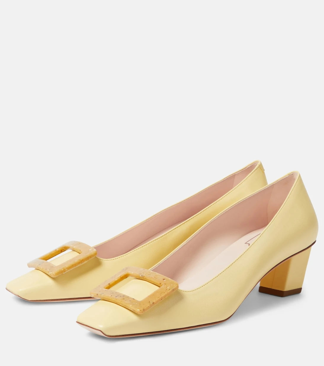 Roger Vivier - حذاء "بيل فيفييه 45" الجلدي بكعب عالٍ