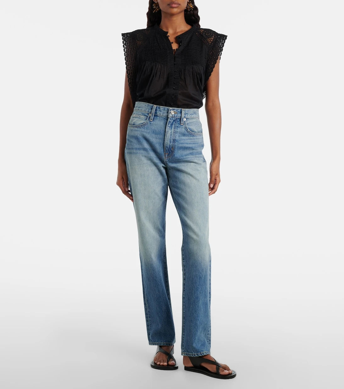 Slvrlake - London faded straight jeans
