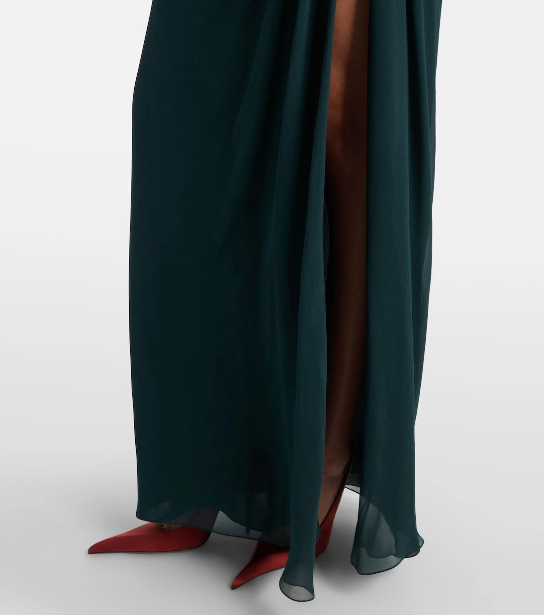 Saint Laurent - Silk chiffon gown