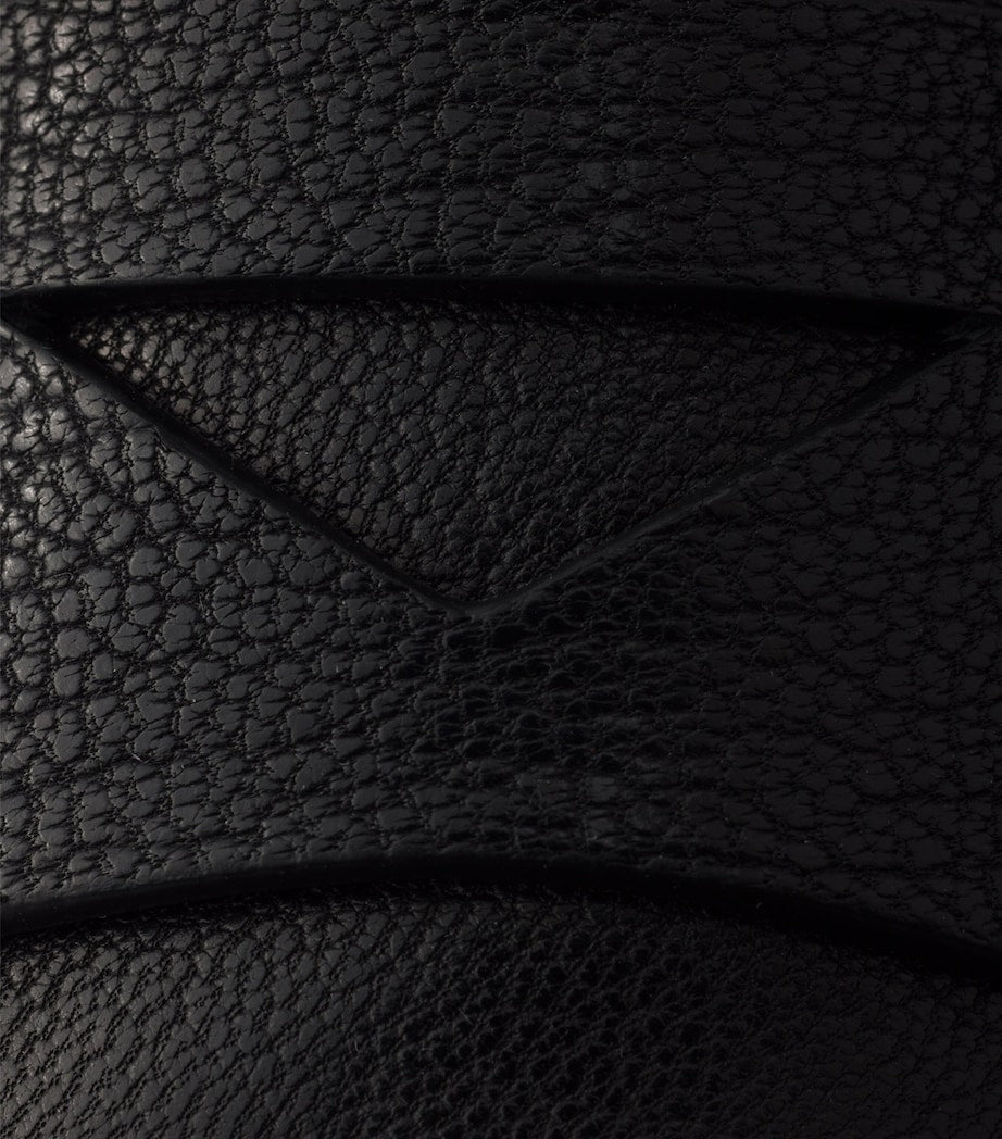 Grained Leather Loafers