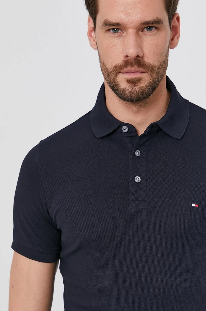 Тениска с яка Tommy Hilfiger