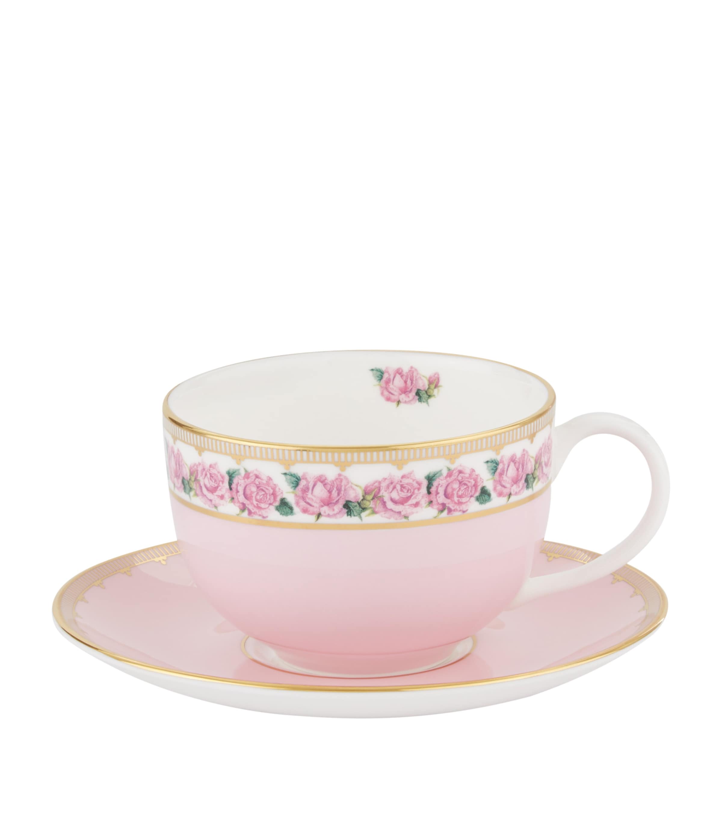 Shell Garden Floral Teacup And Saucer