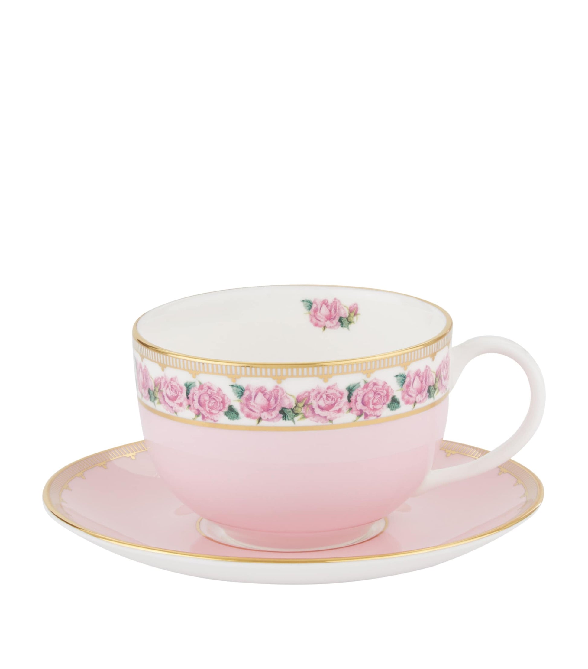 Shell Garden Floral Teacup And Saucer