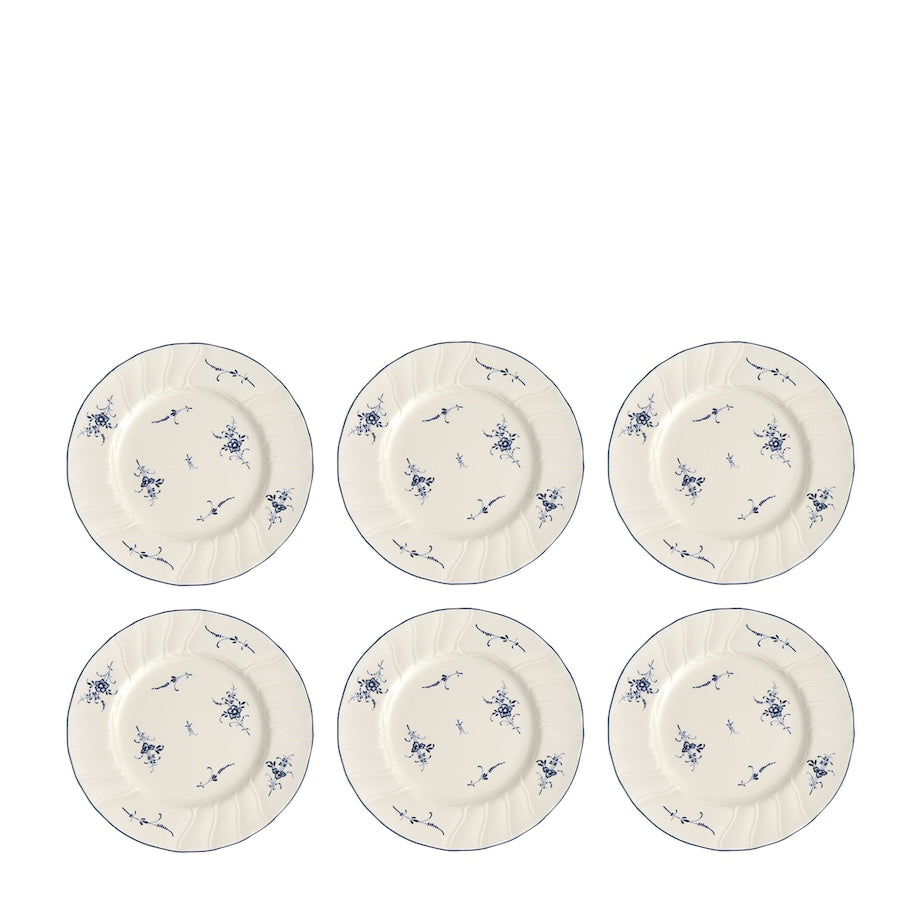 Villeroy & Boch Set of 6 Old Luxembourg Salad Plates (20.5cm)