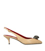 Valentino Garavani Multi Leather Panthea Slingback Pumps 55
