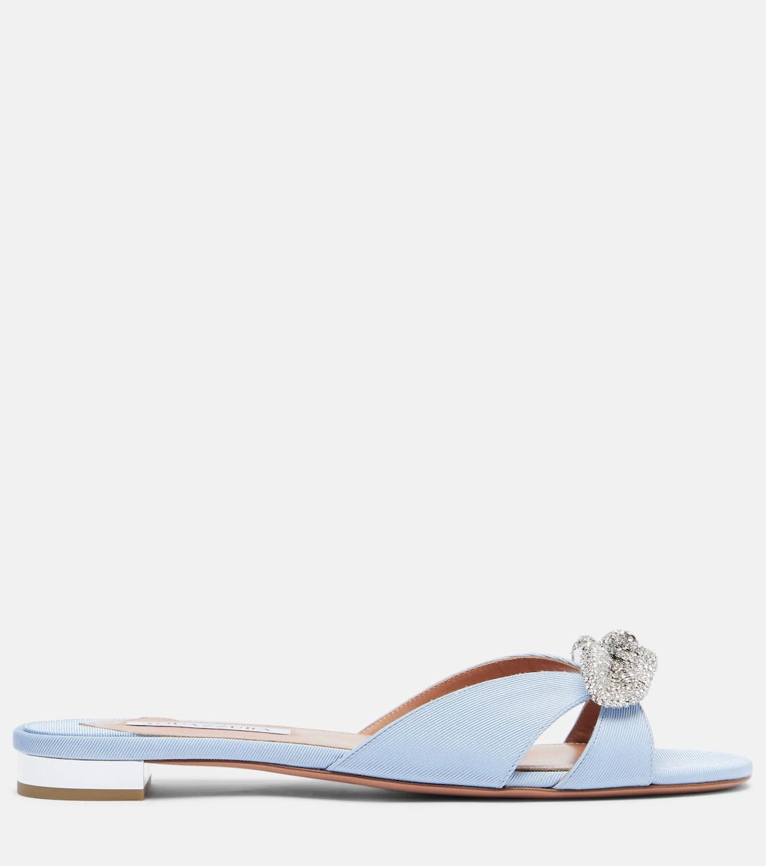 Aquazzura - Very Bow Tie embellished flats