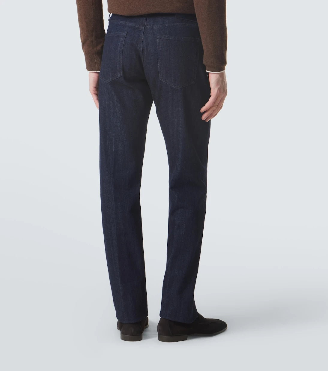 Kiton - بنطلون جينز بقصة ضيقة