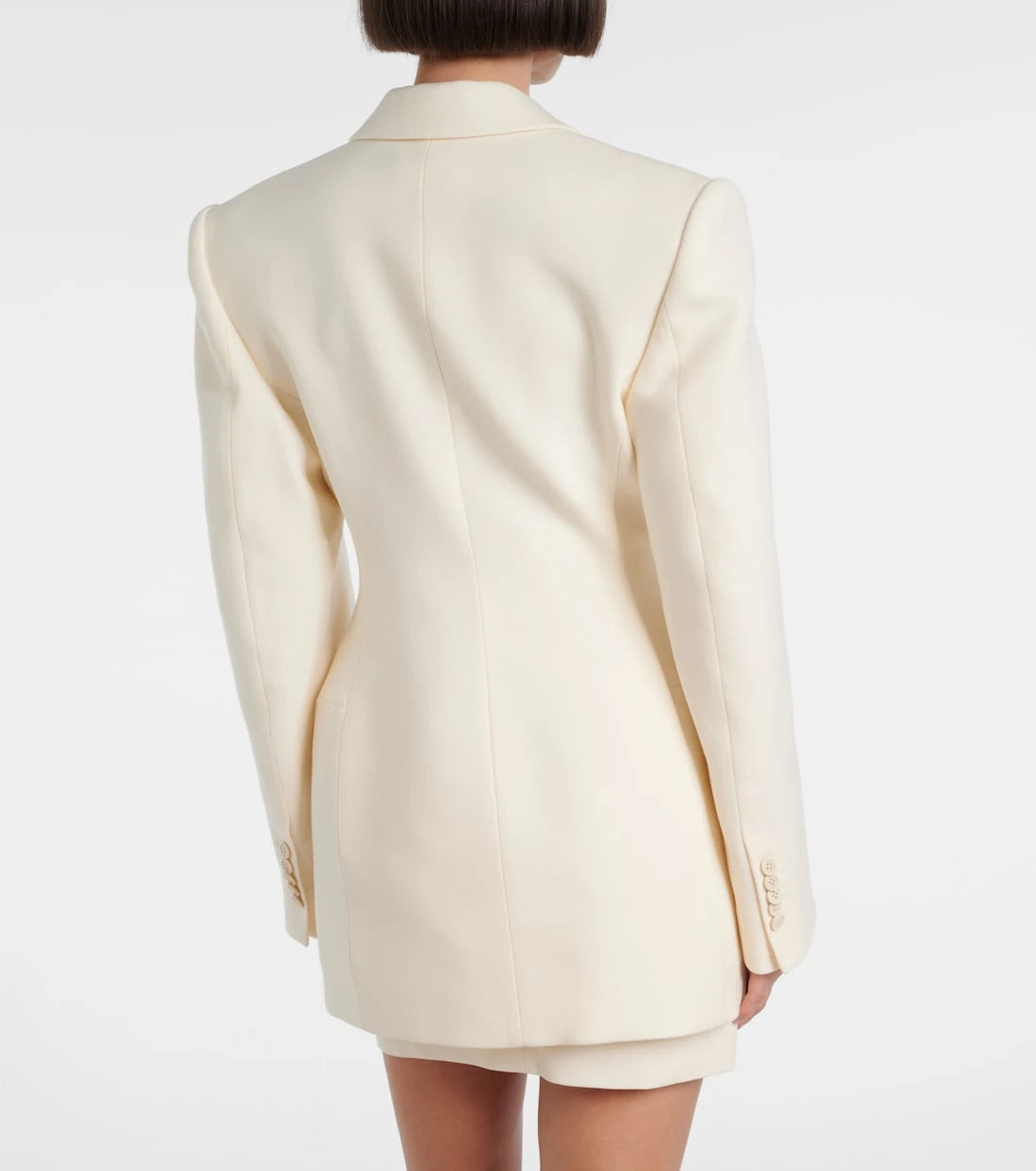 Wardrobe.NYC - Contour double-breasted wool blazer