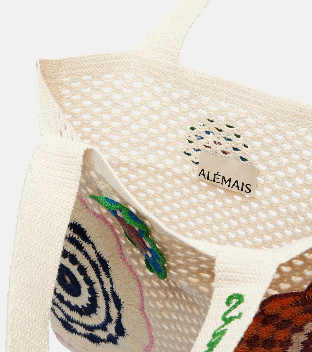 Alémais - Medium crochet tote bag