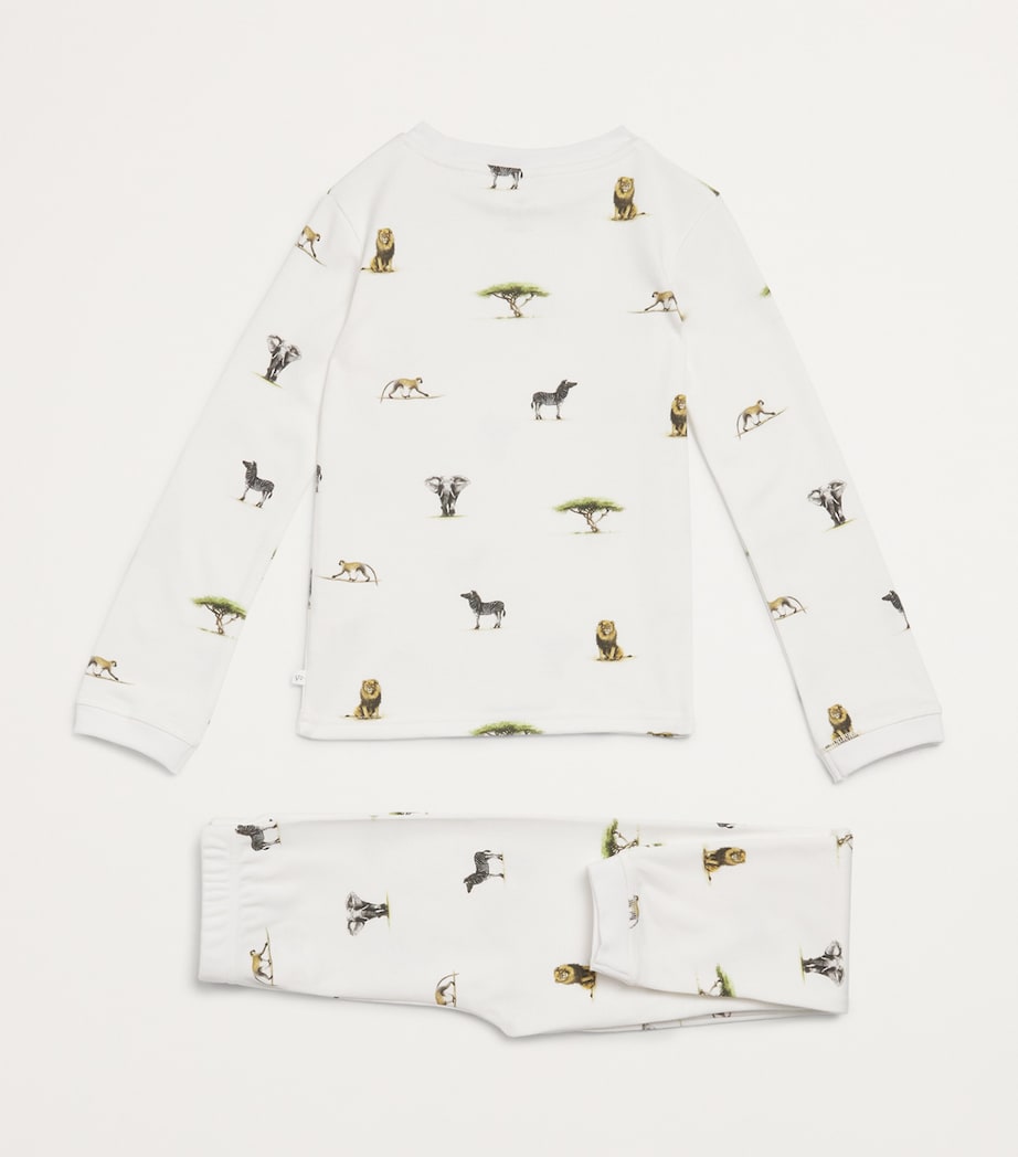 Rosa & Blue Safari Pyjama Set (5-6 Years)