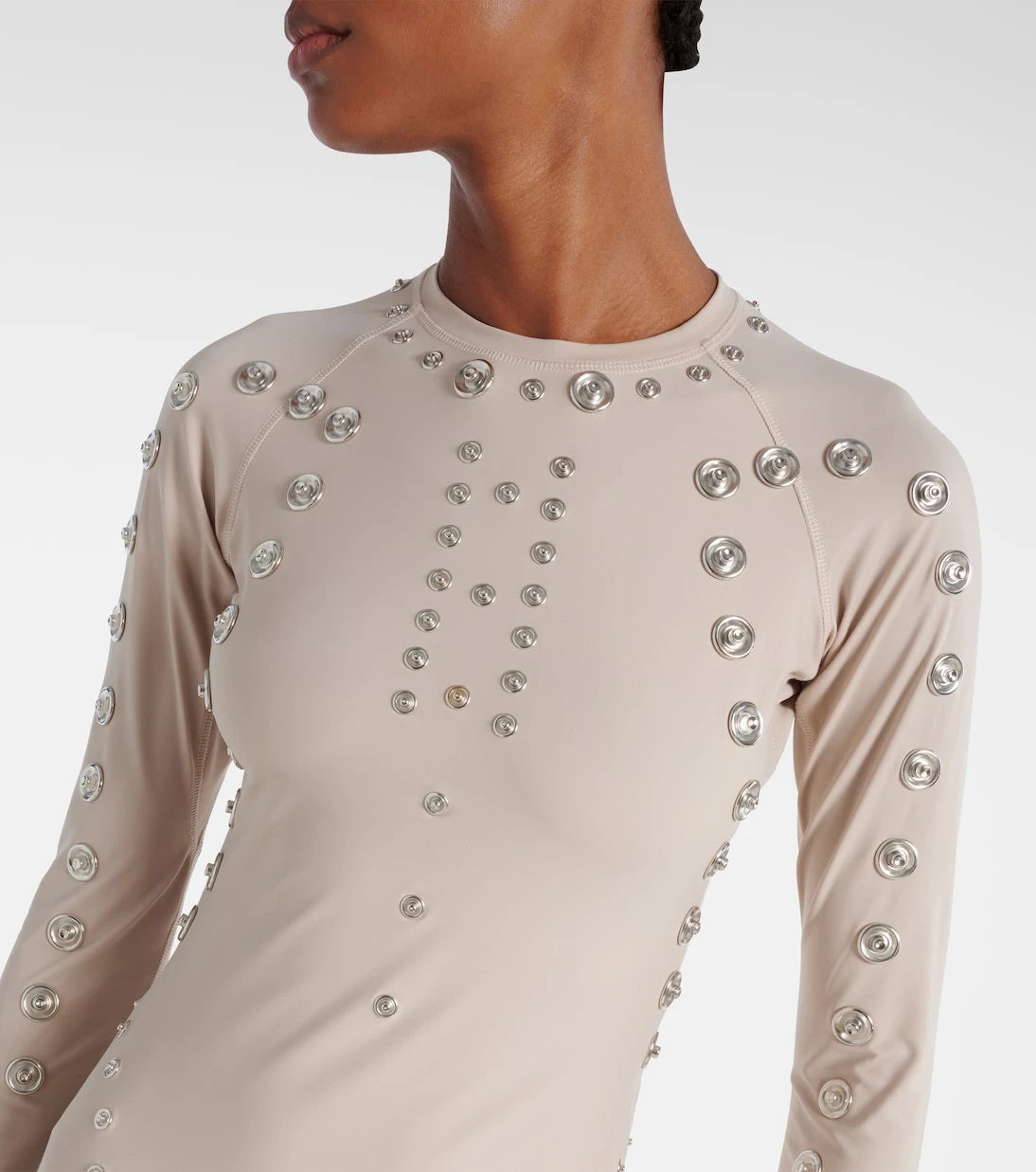 Coperni - Embellished midi dress