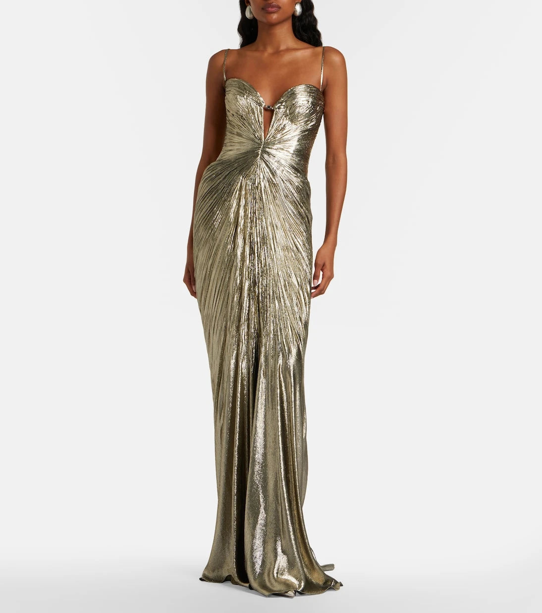 Maria Lucia Hohan - Dakota lamé chiffon gown