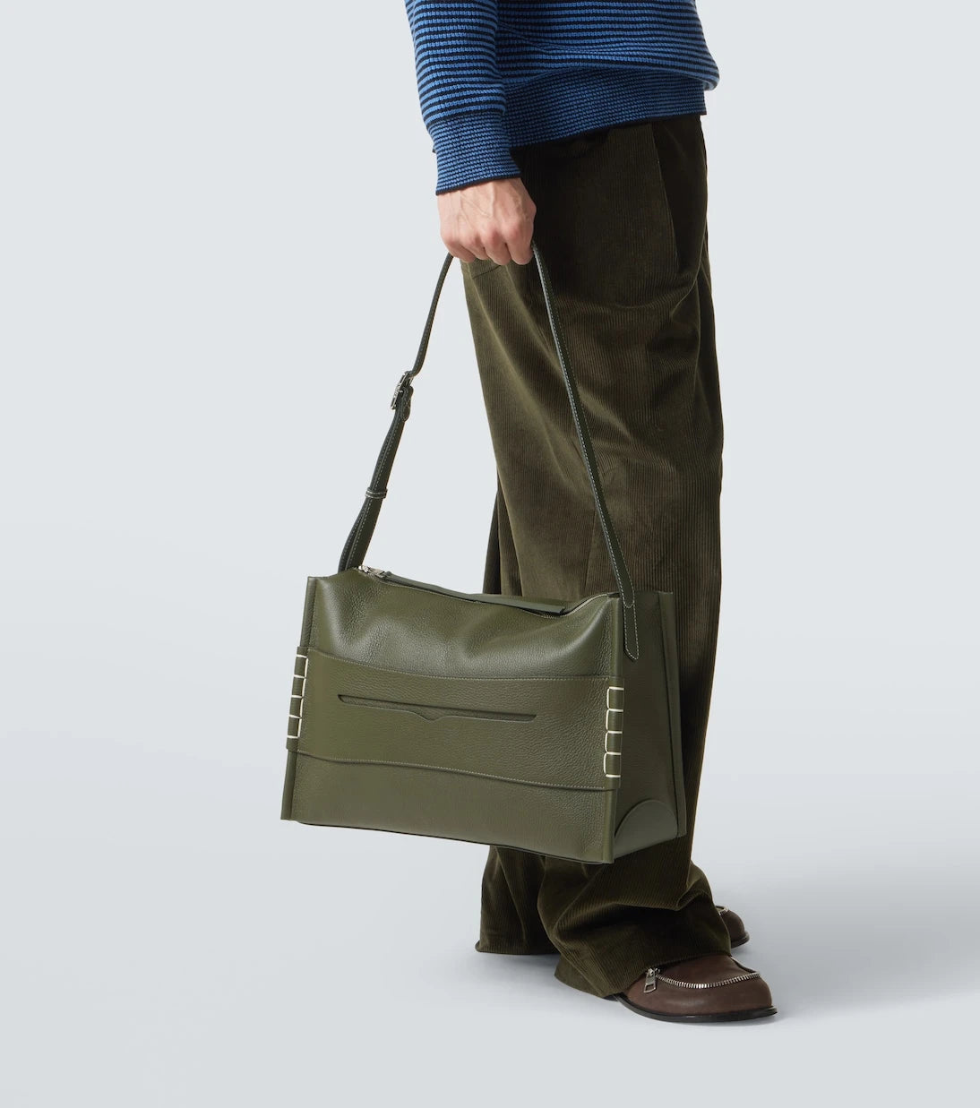 JW Anderson - Loafer leather messenger bag