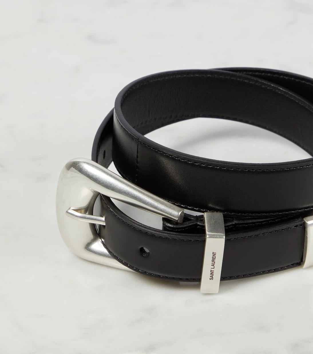 Saint Laurent - Folk leather belt