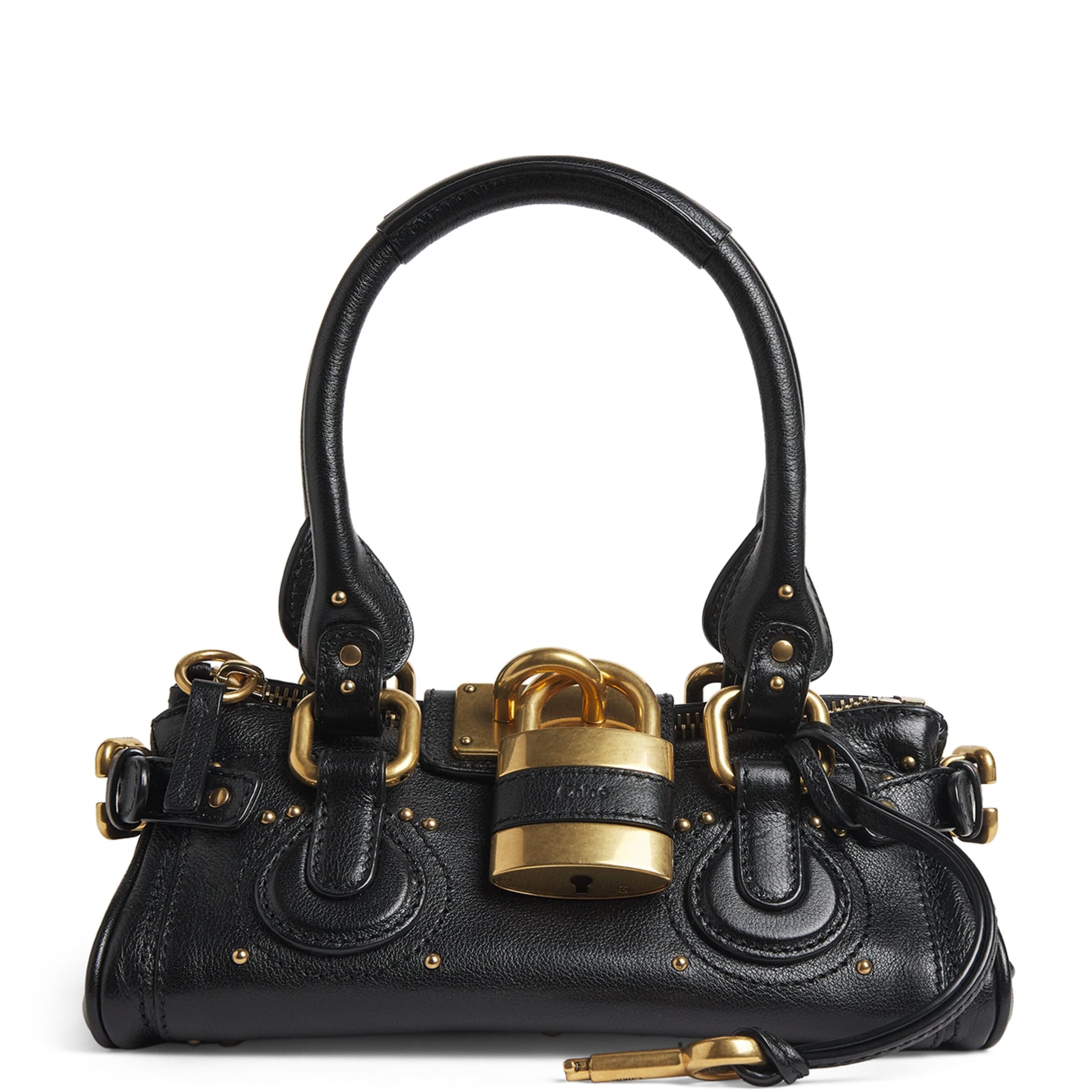 Chloé Small Leather Paddington Top-Handle Bag